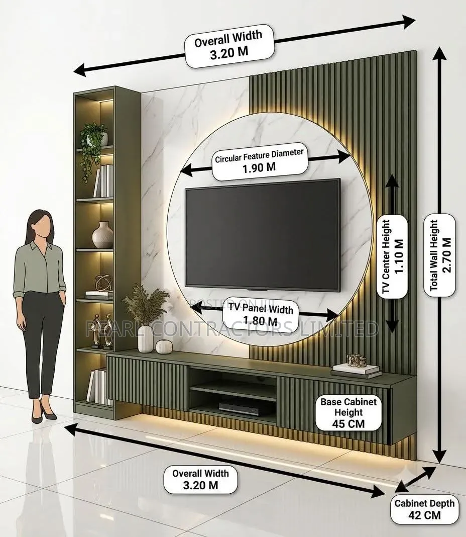 TV Stands/All Wall Unit TV Stands From 360,000/- Per Square Meter