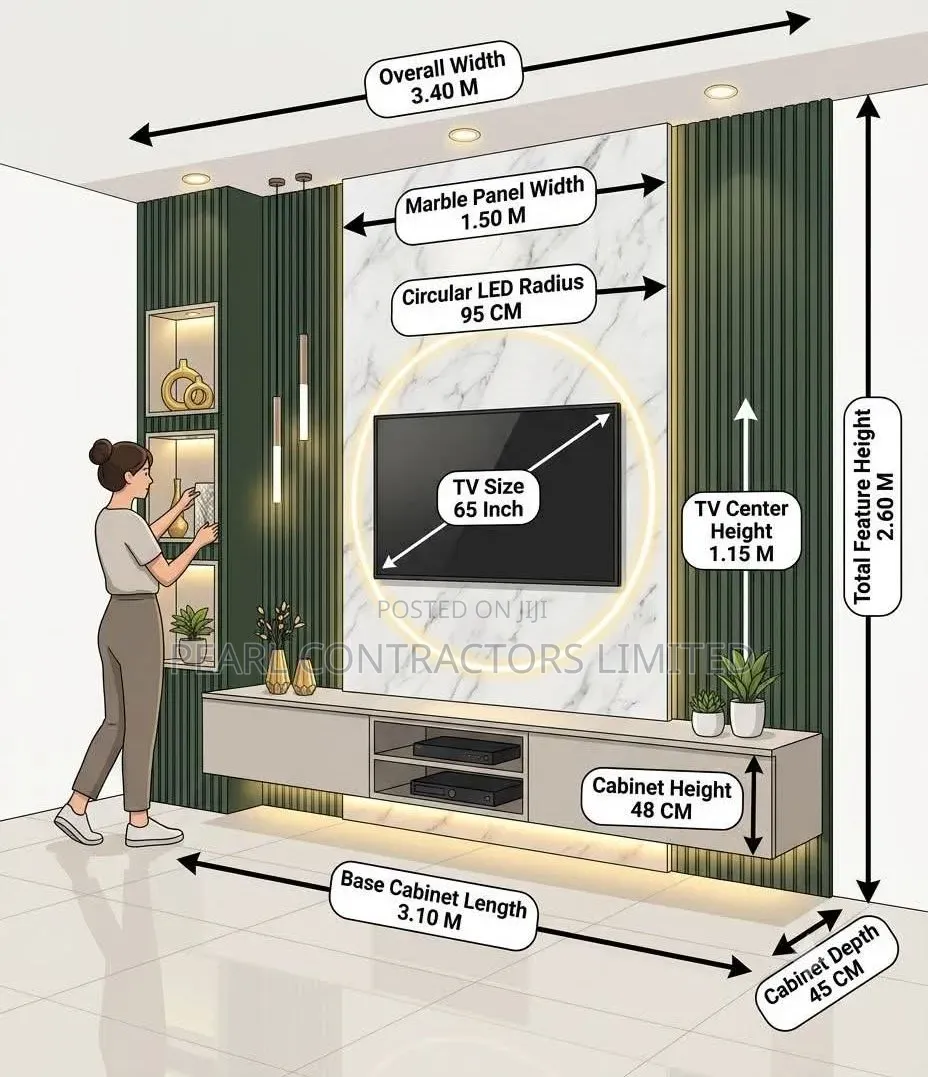 TV Stands/All Wall Unit TV Stands From 360,000/- Per Square Meter