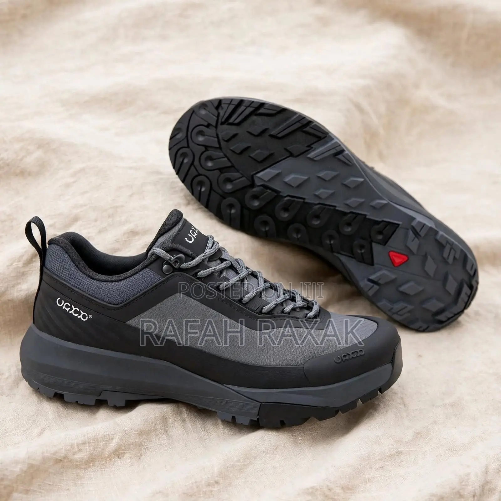 Dark Gray Ecco Hiking Sneakers