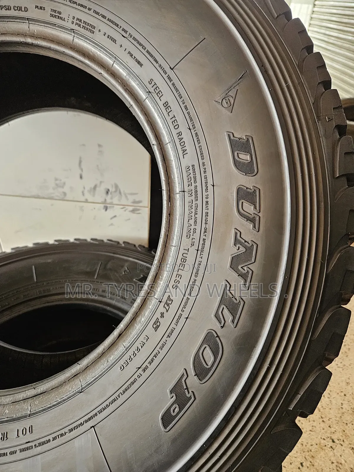 31× 10.50 R15 Dunlop Original Thailand Tires Foreign Used Tires.