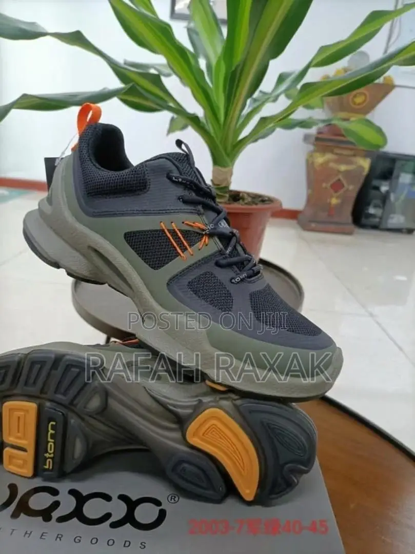 Forest Green Ecco Biom C-Trial Hiking Sneakers