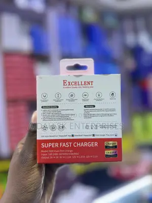 Excellent 50W Dual Port Charger