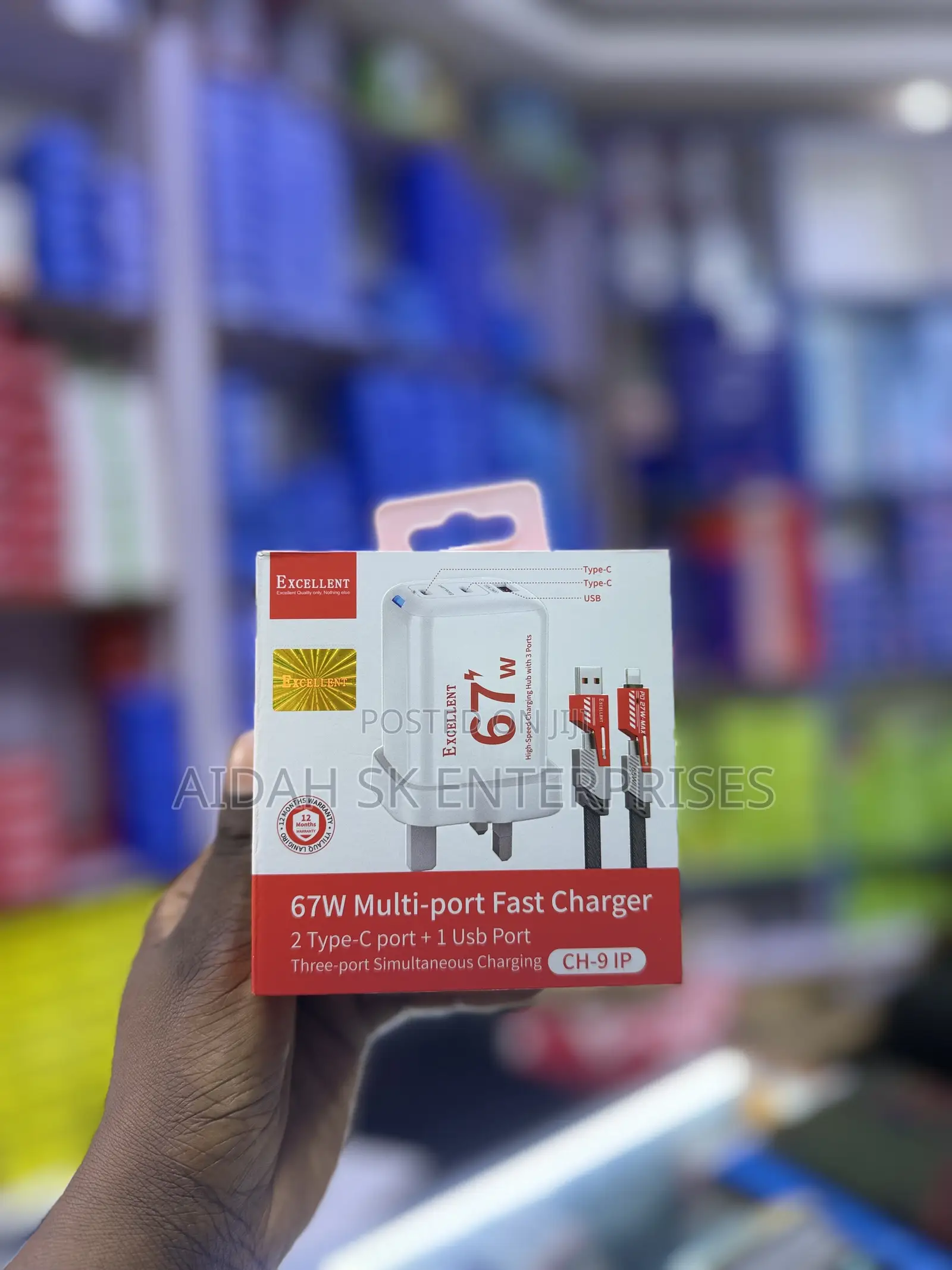 Excellent 65W Multi Port Fast Charger