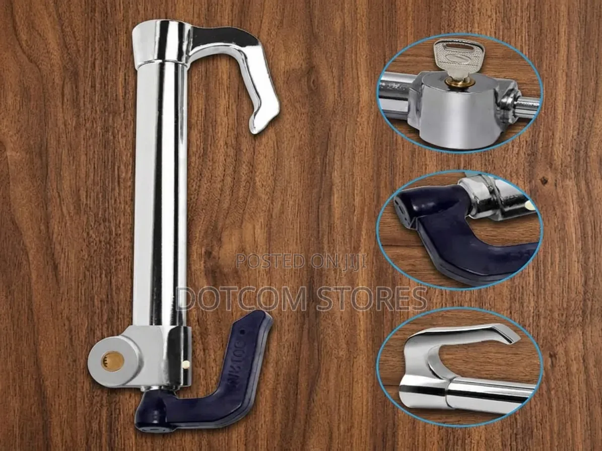 Universal Car Steering Wheel-to-Pedal Anti-Theft Lock
