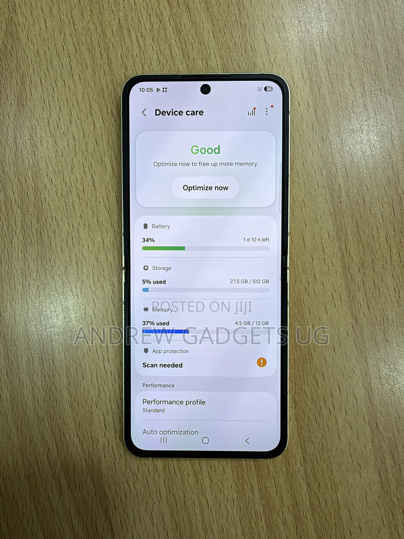 Samsung Galaxy Z Flip6 512 GB Yellow