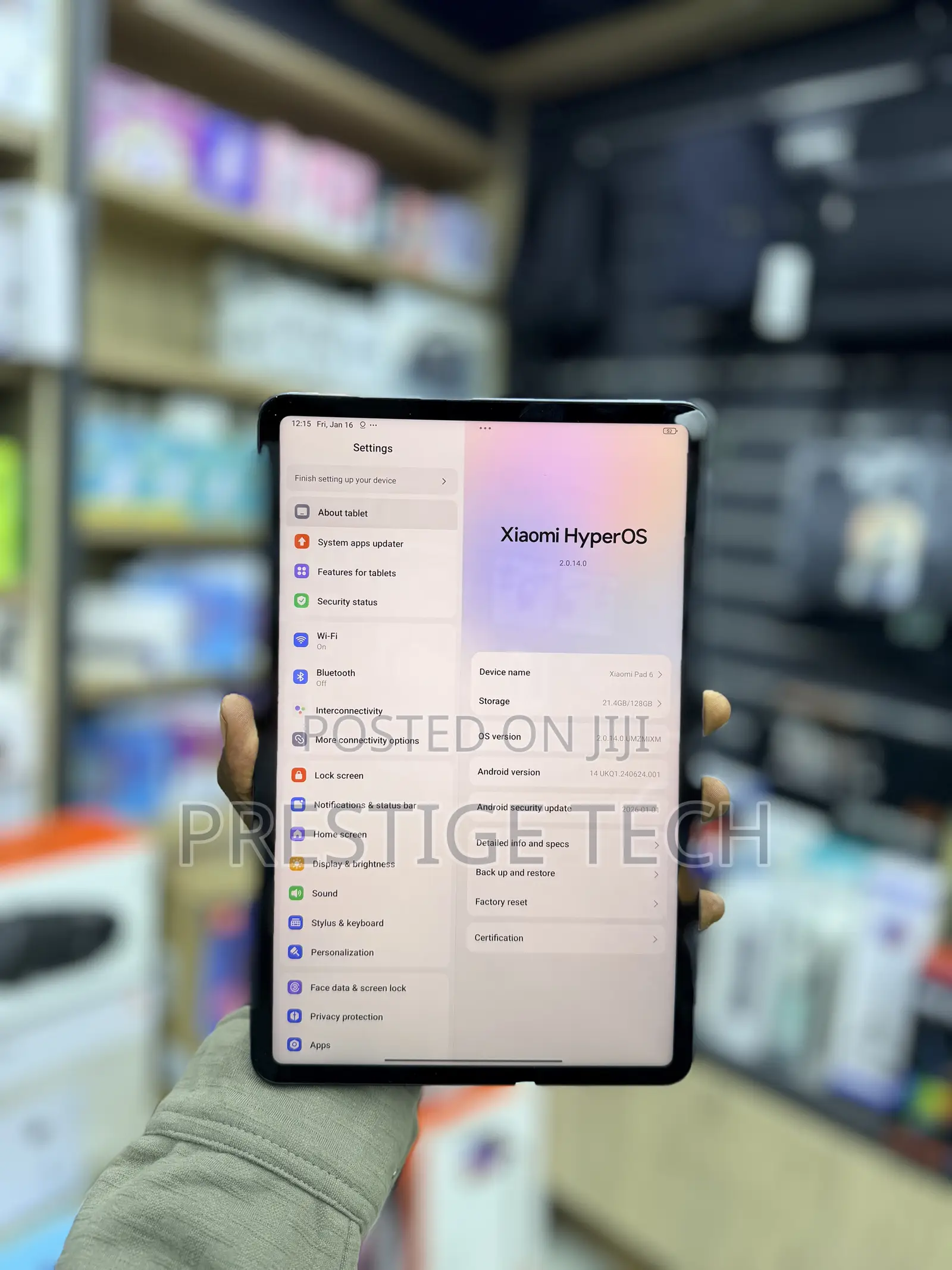 Xiaomi Pad 6 128 GB Black
