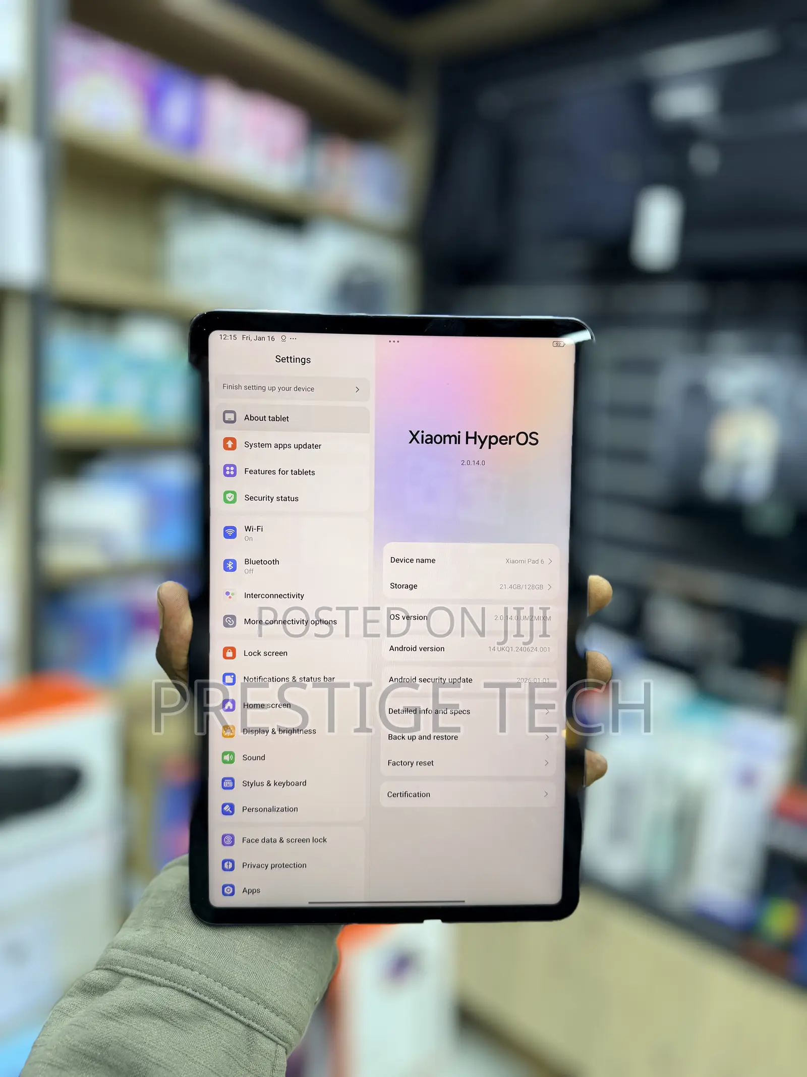 Xiaomi Pad 6 128 GB Black