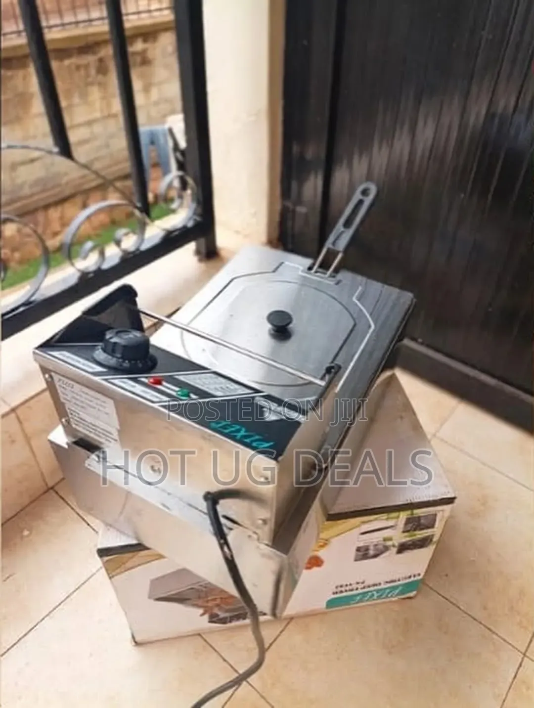 Pixel 6 Litre Single Tank Electric Deep Fryer With Adjustable Thermo