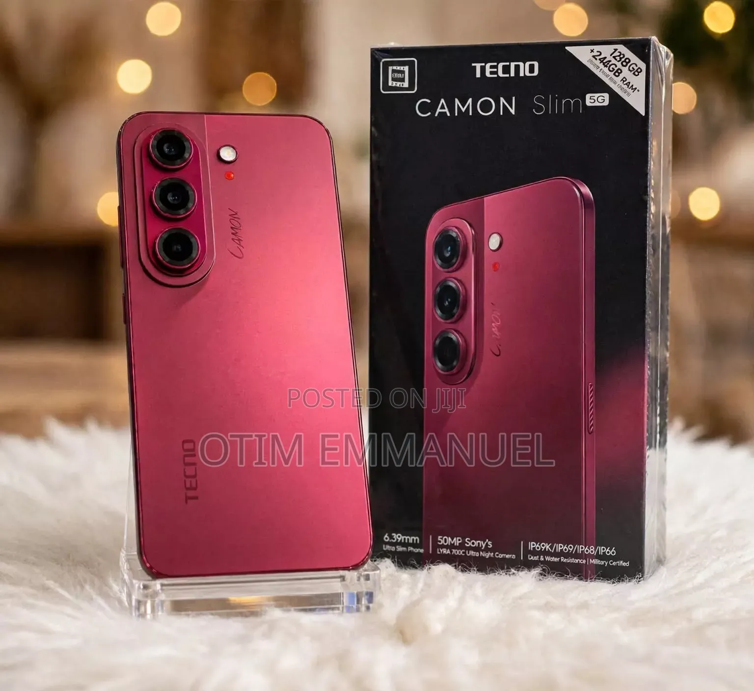 New Tecno Camon Slim 256 GB Red