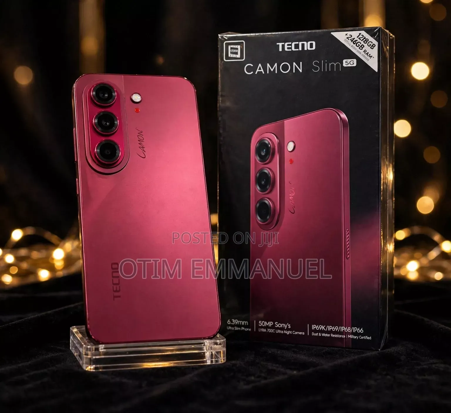 New Tecno Camon Slim 256 GB Red