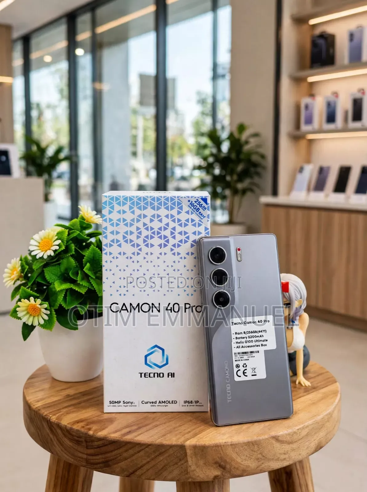 New Tecno Camon 40 Pro 5G 256 GB Gray