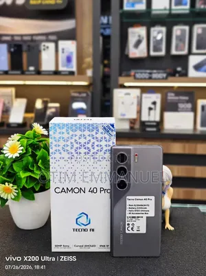 New Tecno Camon 40 Pro 5G 256 GB Black