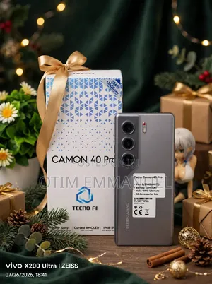 New Tecno Camon 40 Pro 5G 256 GB Black