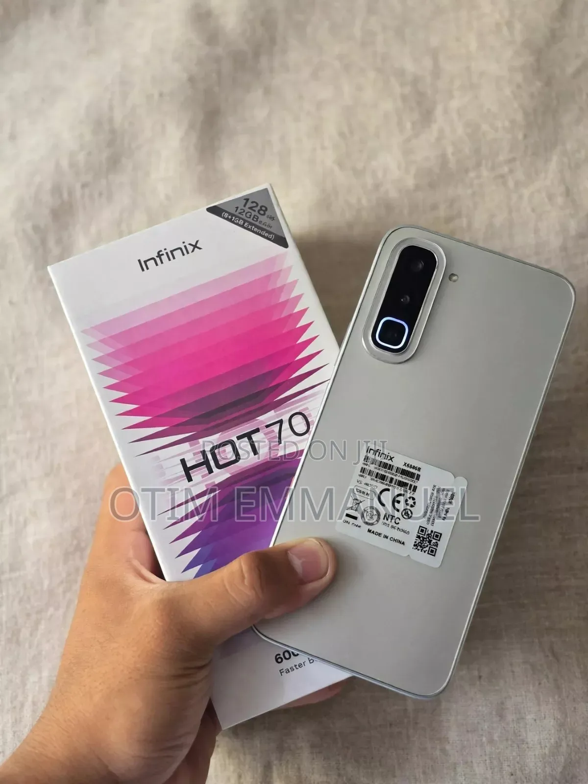 New Infinix Hot 70 256 GB Silver