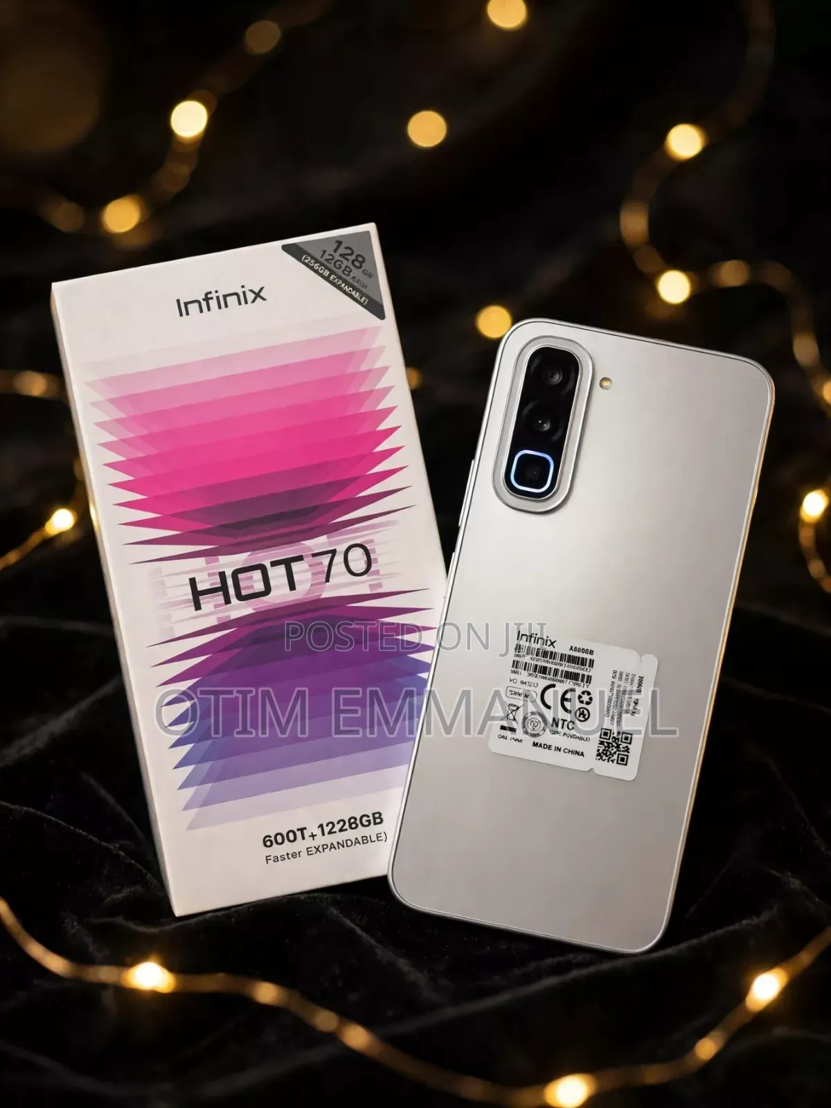 New Infinix Hot 70 256 GB Silver