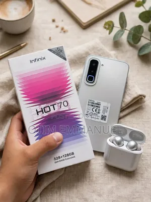 New Infinix Hot 70 256 GB White