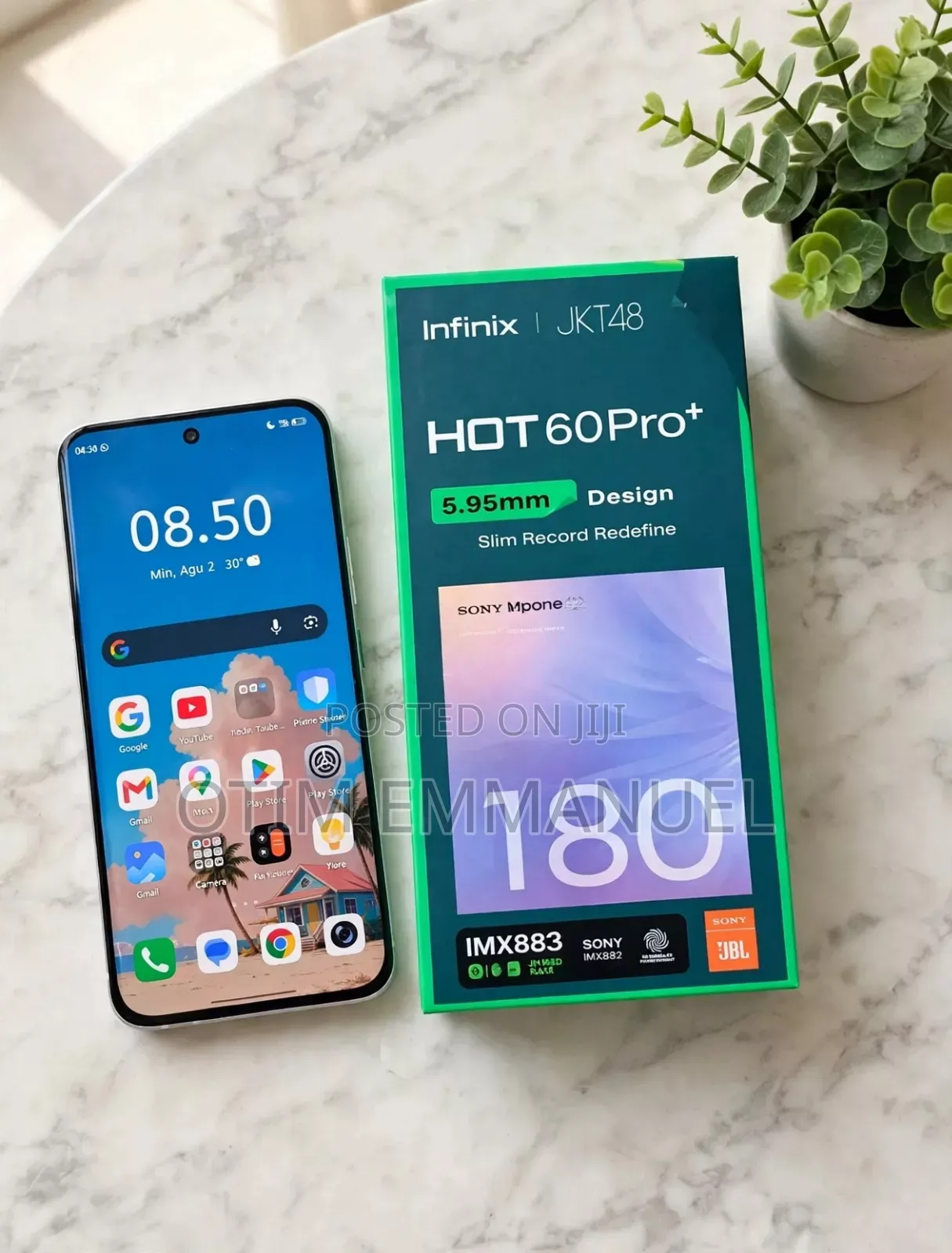 New Infinix Hot 60 Pro+ 256 GB Black