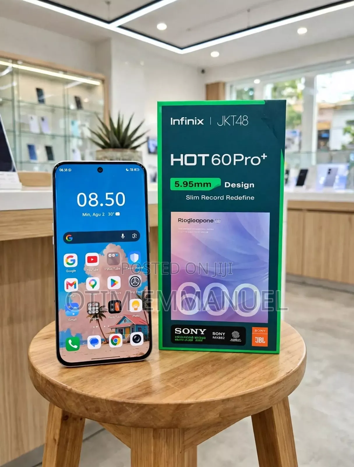 New Infinix Hot 60 Pro+ 256 GB Black