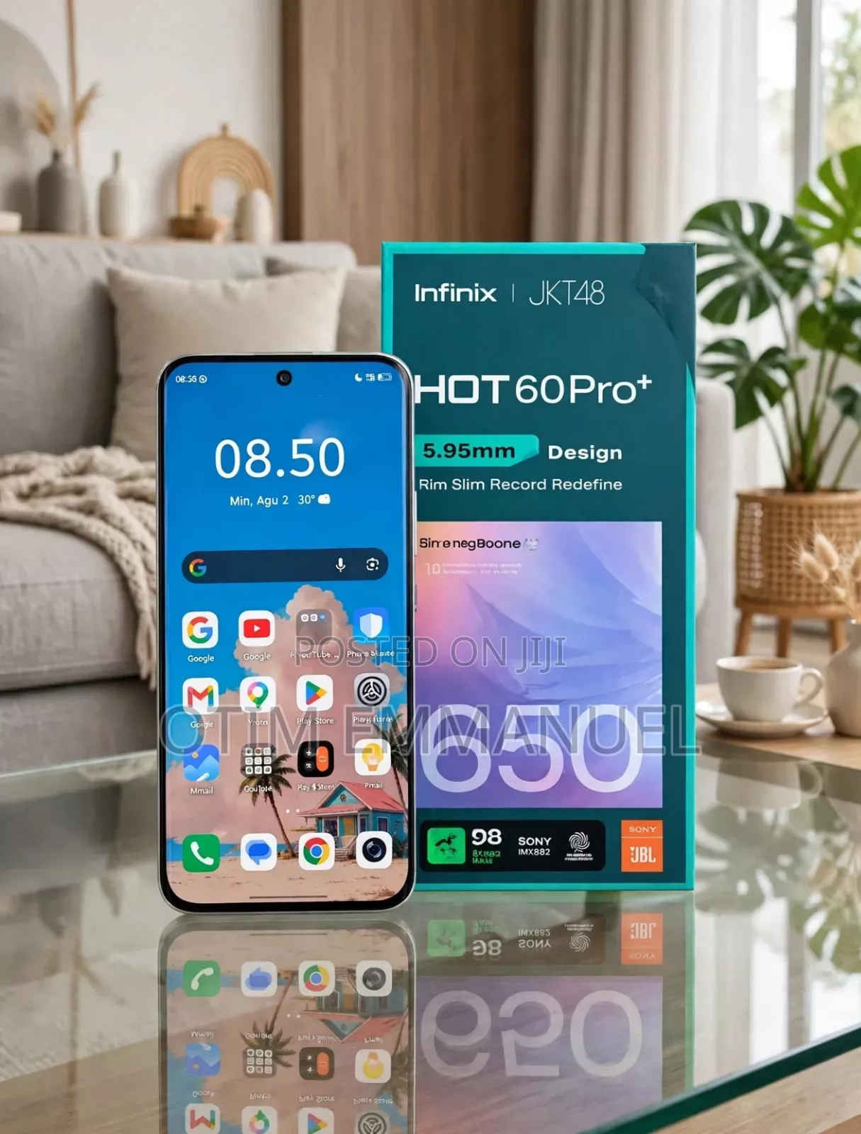 New Infinix Hot 60 Pro+ 256 GB Black