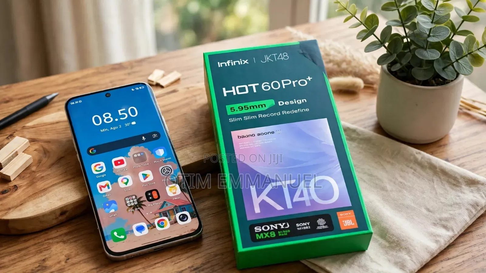 New Infinix Hot 60 Pro+ 256 GB Black