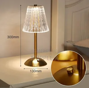 Crystal Table Lamp, Bedside Crystal Table Lamp With Touch
