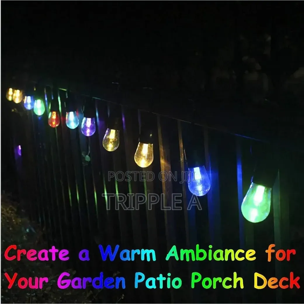 Waterproof 5mtrs LED Filament RGB String Bulbs
