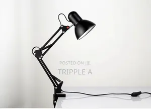 Metallic Table Reading Lamp