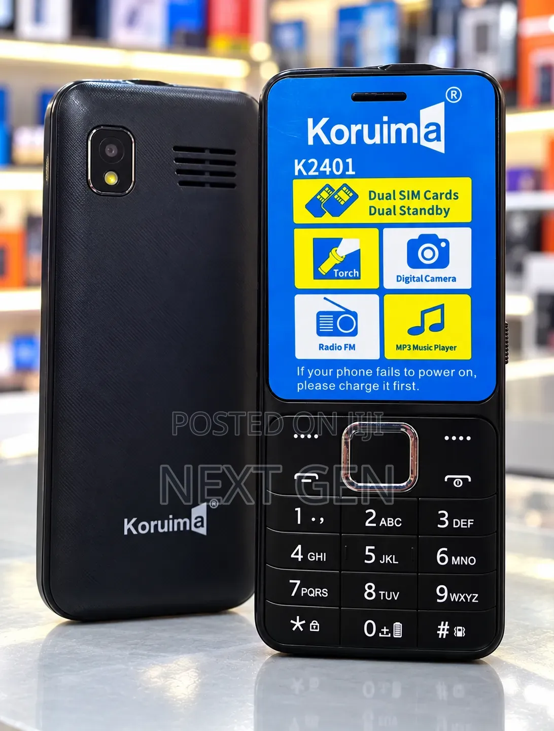 New Mobile Phone Black