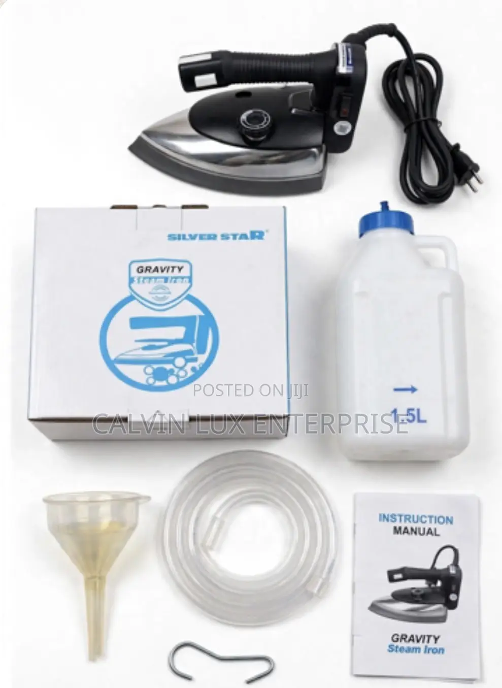 Industrial Steam Iron 1.5 Liter Tank