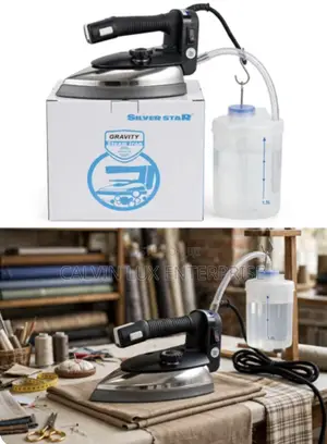 Industrial Steam Iron 1.5 Liter Tank