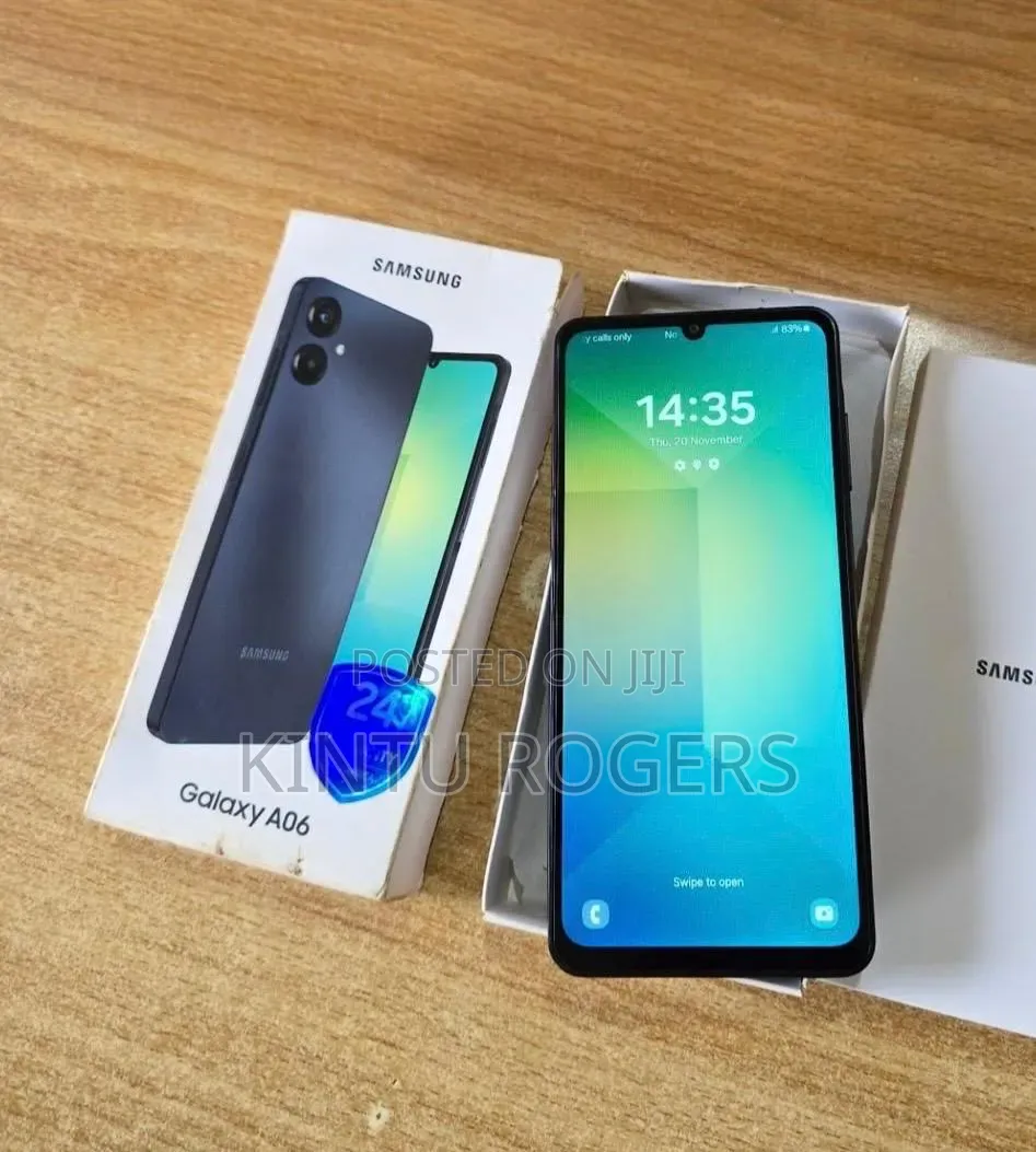 New Samsung Galaxy A06 128 GB Black
