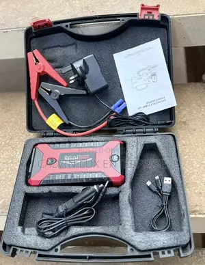 Portable Car Battery Jump Starter 12V Starter + Power Bank + Torch