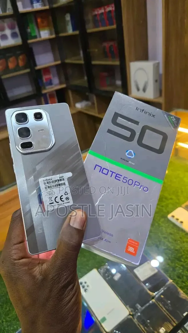 New Infinix Note 50 Pro 256 GB Silver