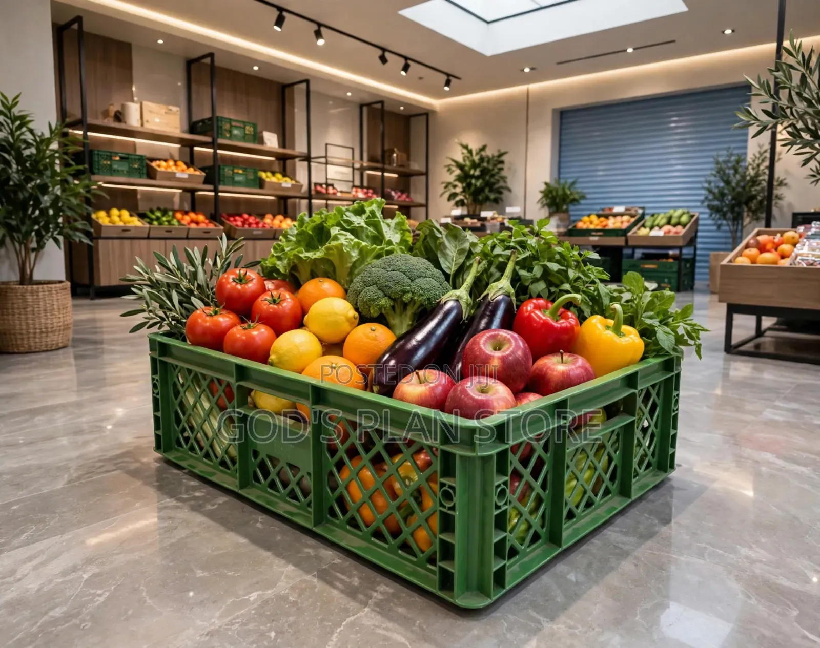 Premium Fruits &Vegetables Plastic Crates Plastic Crates