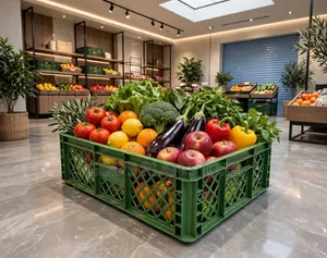 Premium Fruits &Vegetables Plastic Crates Plastic Crates