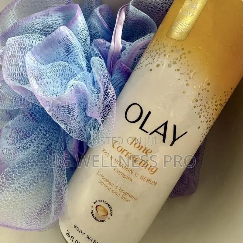Olay Tone Correcting Body Wash 591 Ml - BHA & Vitamin C Serum Complex