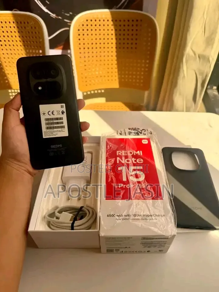 New Xiaomi Redmi Note 15 Pro+ 512 GB Black