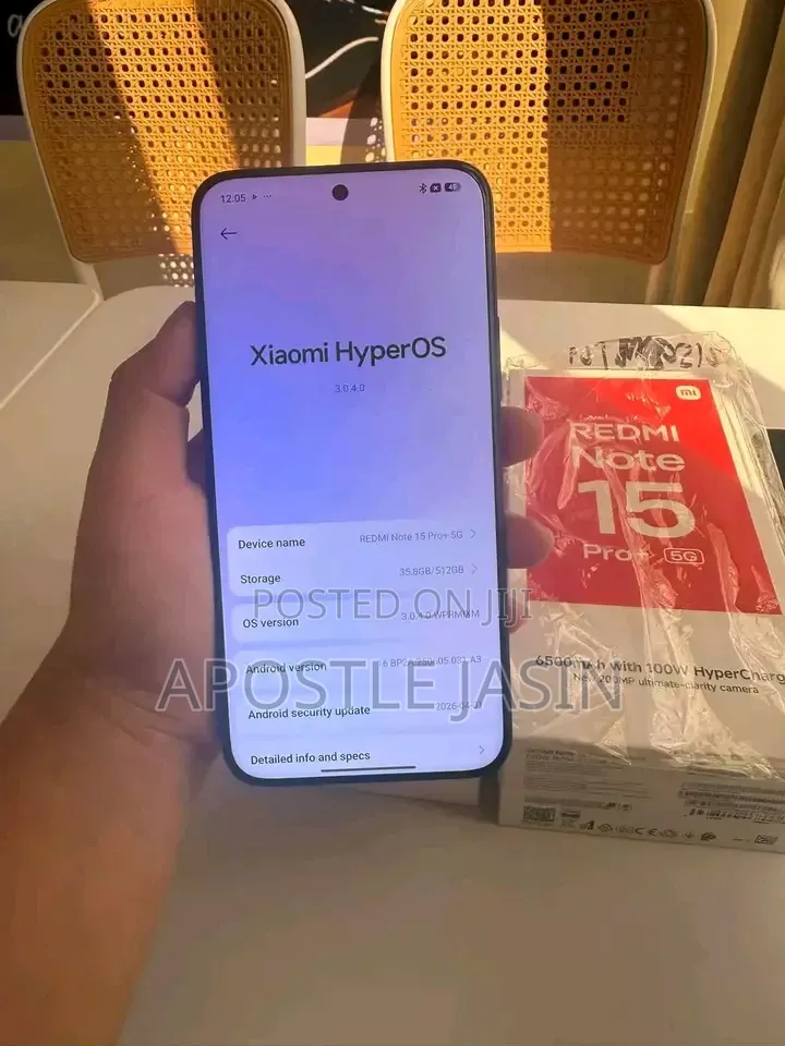 New Xiaomi Redmi Note 15 Pro+ 512 GB Black