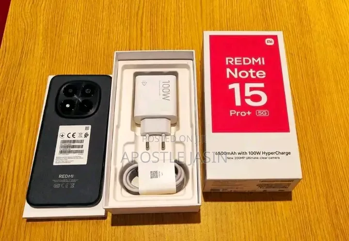 New Xiaomi Redmi Note 15 Pro+ 512 GB Black