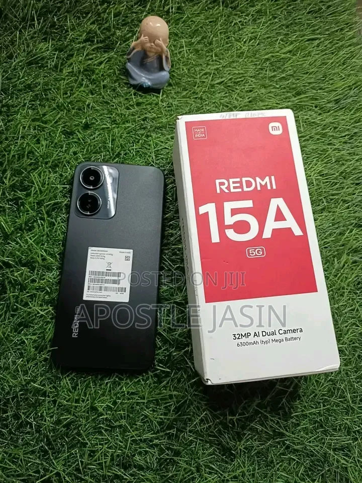 New Xiaomi Redmi 15a 128 GB Black