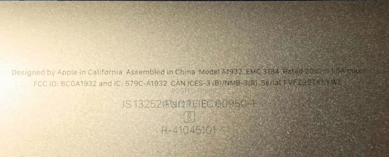 Laptop Apple MacBook Pro 2019 8GB Intel Core i5 SSD 128GB