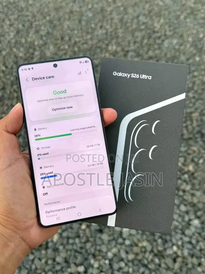 New Samsung Galaxy S26 Ultra 5G 1 TB Black