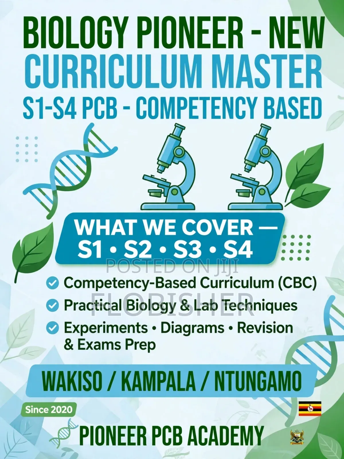 Biology New Curriculum Tutor Kampala/Ntungamo