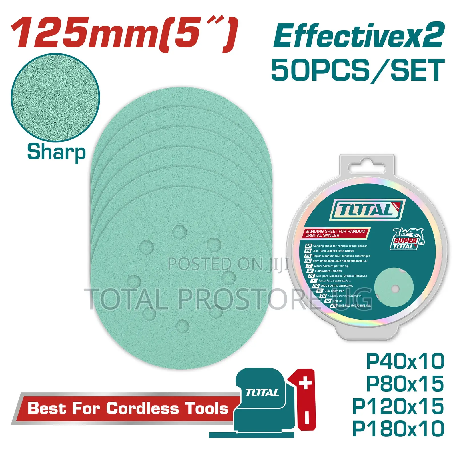 Sanding Sheet for Random Orbital Sander 125mm(5")