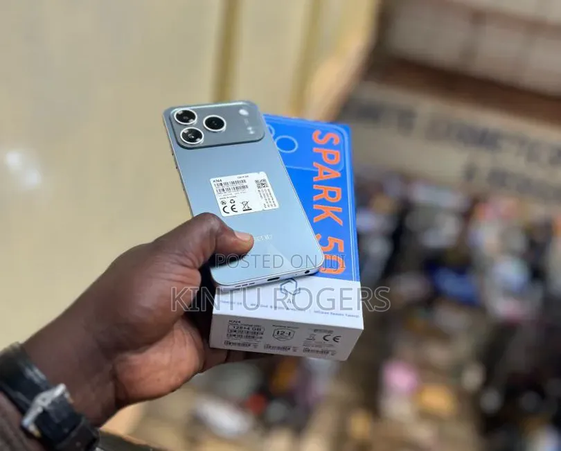 New Tecno Spark 50 128 GB Gray