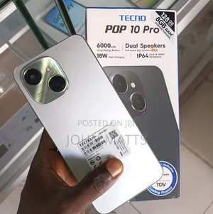 New Tecno Pop 10 Pro 128 GB White