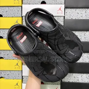 Black Spiderman Crocs
