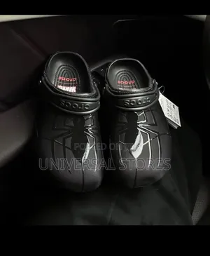 Black Spiderman Crocs