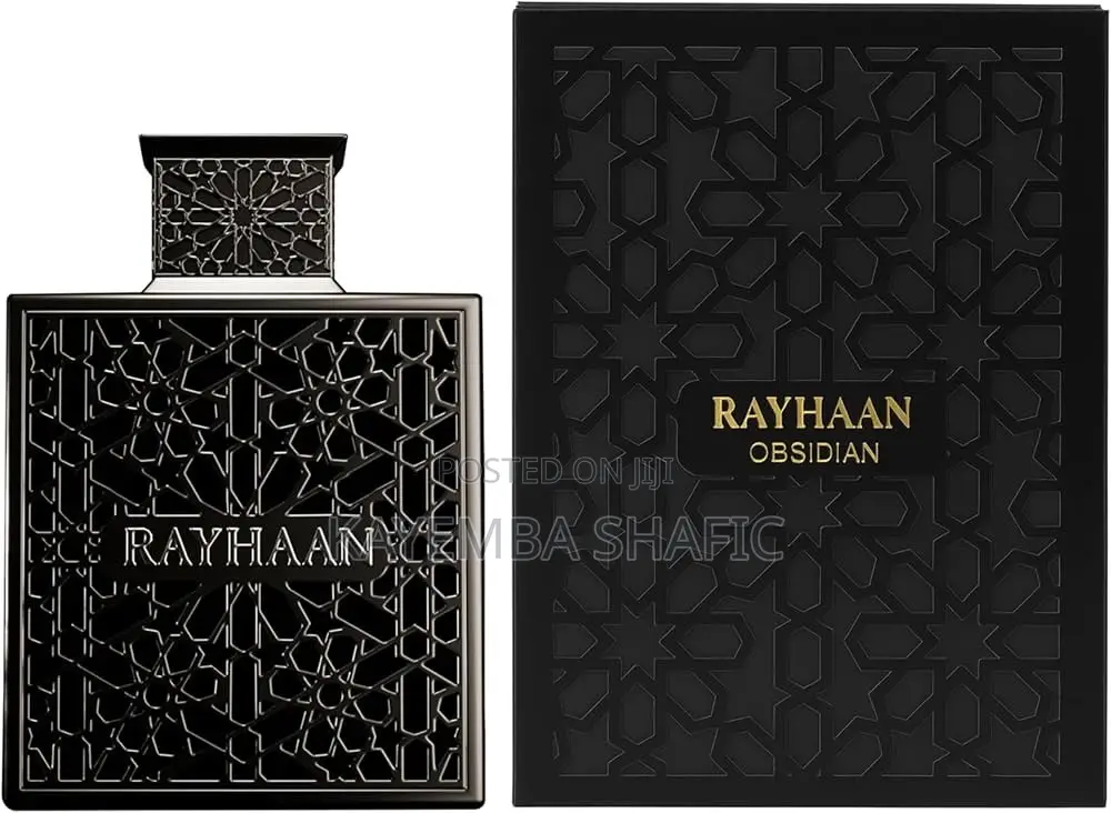 Original Rayhaan Obsidian Eau De Parfum for Men - 100ml Long Lasting