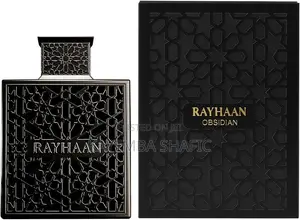 Original Rayhaan Obsidian Eau De Parfum for Men - 100ml Long Lasting